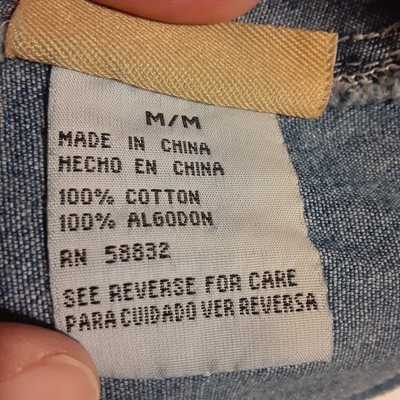 Carter's Watch The Wear VTG Women's Carpenter Shortalls Size M - Picture 7 of 7